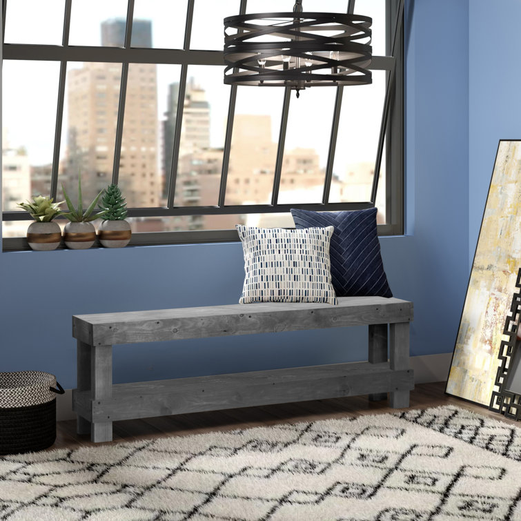 Mercury Row® Gatton Wood Shoe Storage Bench & Reviews Wayfair